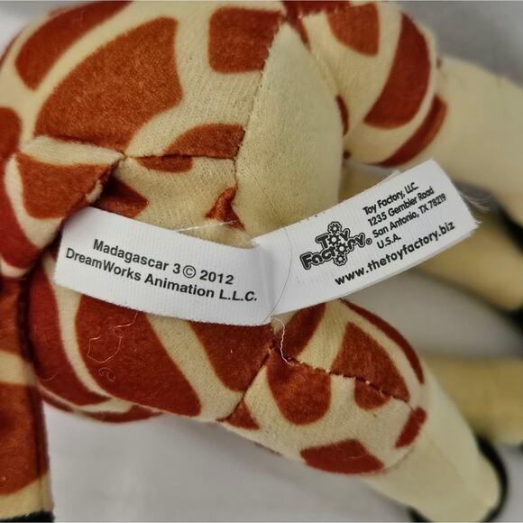 Dreamworks Madagascar 3 MELMAN the Giraffe Plush Stuffed Animal‎ Toy - Picture 9 of 12